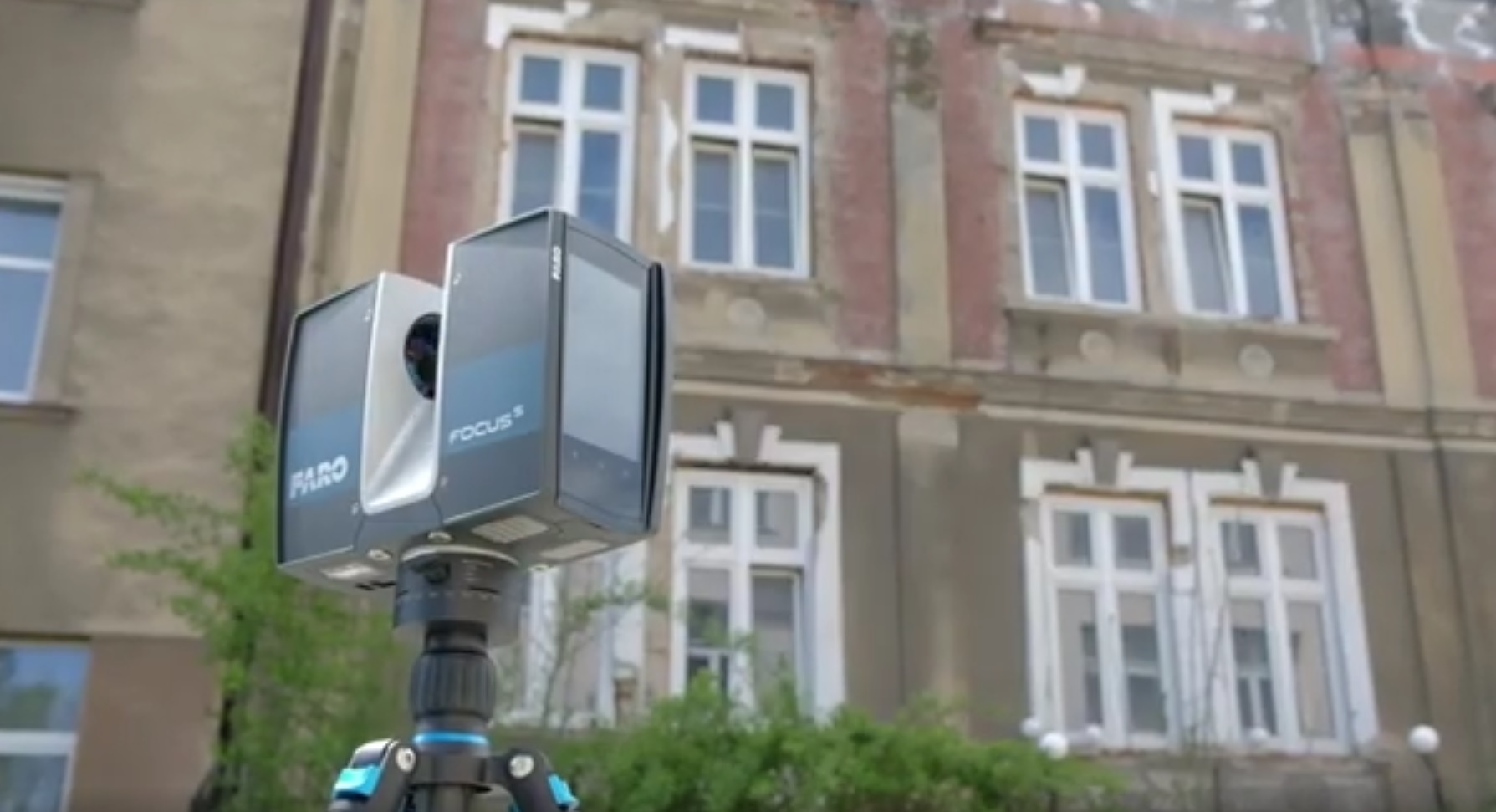 skanowanie 3d elewacji budynku