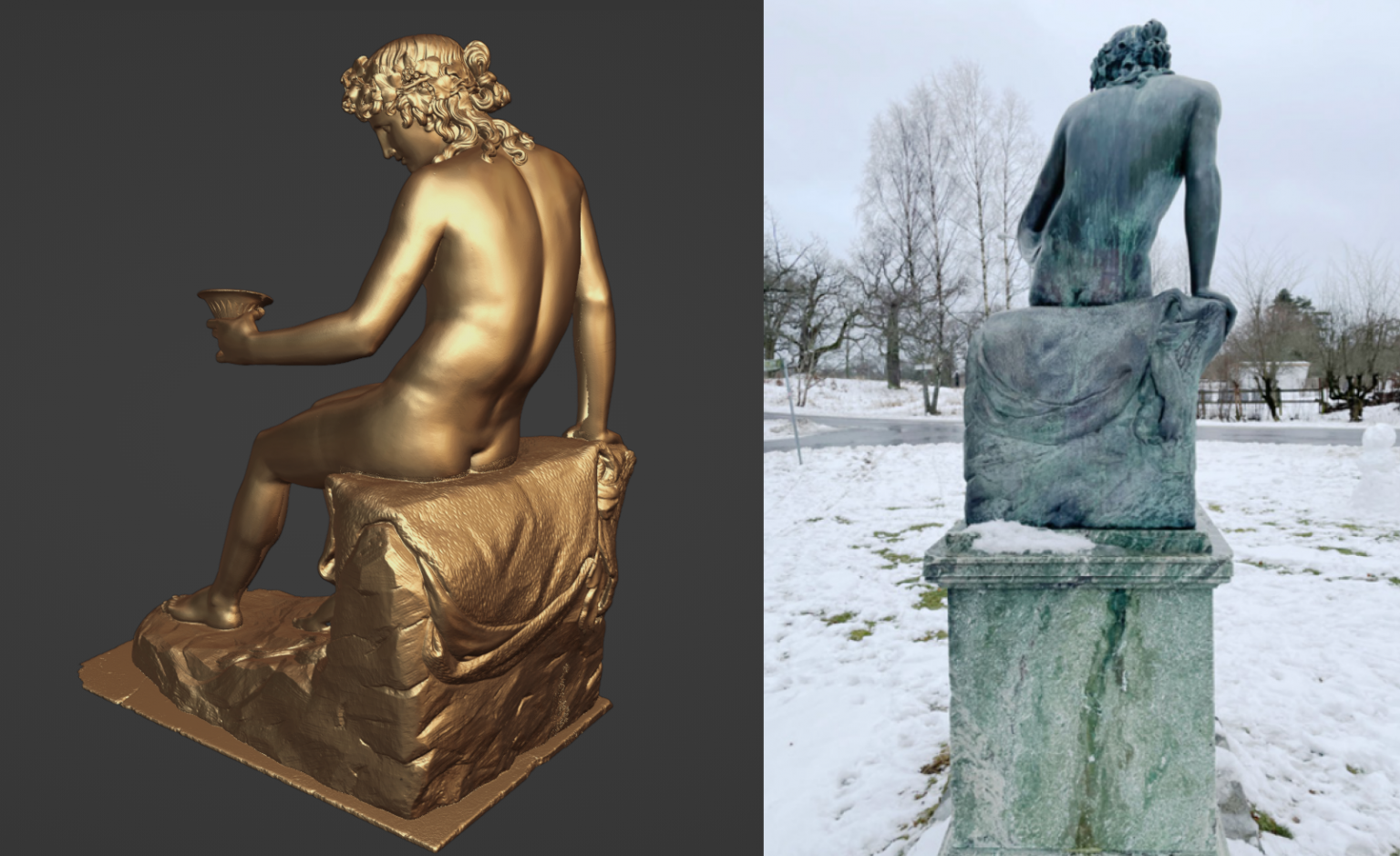 Skaner 3D Einscan H skanowanie 3D rzeźb